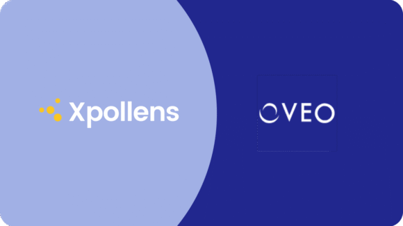 Oveo's and Xpollens' logos: a partenership to ease payment flows automation.
